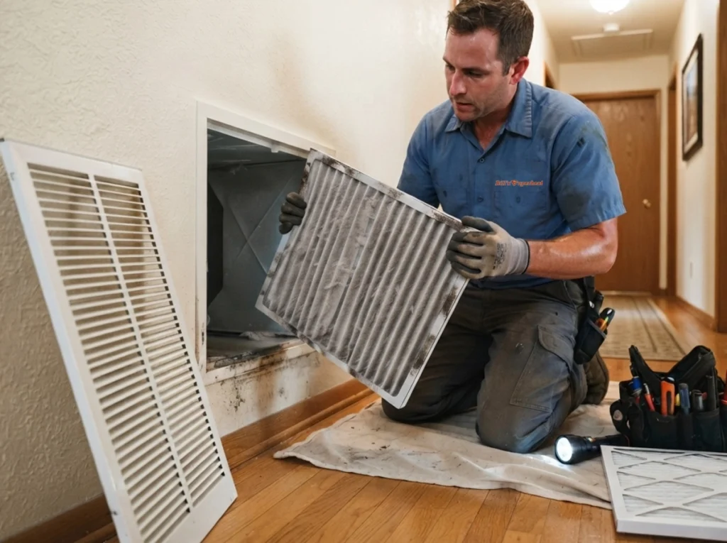Bigfork homeowner preparing HVAC filtration for back-to-school indoor air quality
